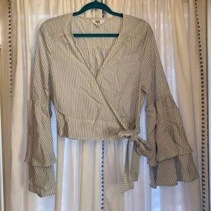 Bell Sleeve Cotton Top